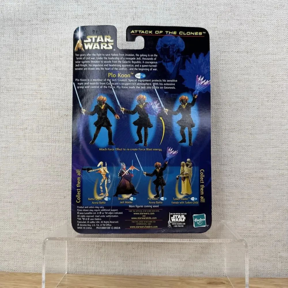 Star Wars Attack Of The Clones Plo Koon 3.75